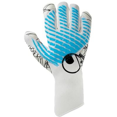 uhlsport Fußball Torwarthandschuhe Fangmaschine Cybertec Ultragrip HN, weiß/cyberblau/schwarz, 7 uhlsport Fußball Torwarthandschuhe Fangmaschine Cybertec Ultragrip HN, weiß/cyberblau/schwarz, 7