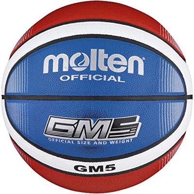 Molten BGMX5-C Top Training Basketball, Blau/Rot/Weiß, Größe 5 Molten BGMX5-C Top Training Basketball, Blau/Rot/Weiß, Größe 5