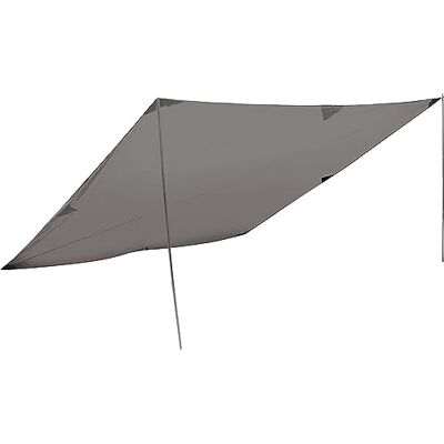 High Peak Sonnensegel Tarp 1, 300x300 cm, Sonnenschutz, Wetterschutz Tarp , Universal Camping Plane, leicht, variable Aufbaumöglichkeiten mit 2 Aufstellstangen 200 cm High Peak Sonnensegel Tarp 1, 300x300 cm, Sonnenschutz, Wetterschutz Tarp , Universal Camping Plane, leicht, variable Aufbaumöglichkeiten mit 2 Aufstellstangen 200 cm