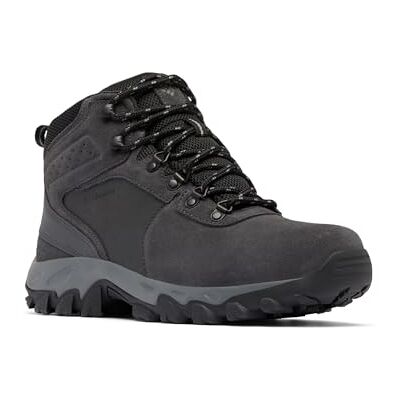 Columbia Men's Newton Ridge Plus II Suede Waterproof Hiking Boot, Shark/Black, 11 Wide Columbia Men's Newton Ridge Plus II Suede Waterproof Hiking Boot, Shark/Black, 11 Wide