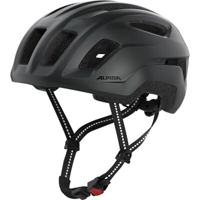 ALPINA Paranus Urban City-Fahrradhelm, Black matt, 59-61 cm ALPINA Paranus Urban City-Fahrradhelm, Black matt, 59-61 cm