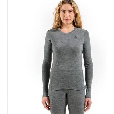 Odlo Damen Merino 200 Baselayer Langarmshirt 100% Merinowolle Atmungsaktives, geruchshemmendes Merino-Funktionsshirt für Wandern, Trekking, Ski & Wintersport Odlo Damen Merino 200 Baselayer Langarmshirt 100% Merinowolle Atmungsaktives, geruchshemmendes Merino-Funktionsshirt für Wandern, Trekking, Ski & Wintersport