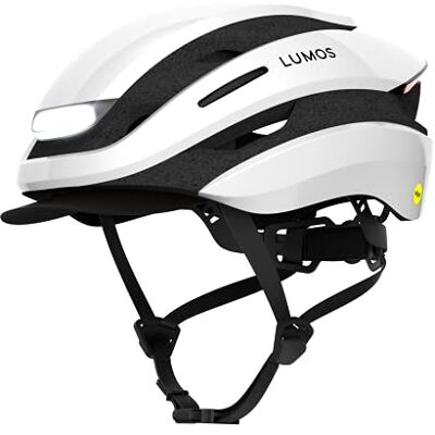 Lumos Ultra Smart-Helm Plus Fahrradhelm Vorder- und Rücklicht (LED) Blinker Bremslichter Bluetooth-Verbindung Erwachsene: Herren, Damen (Jet White, Größe: M-L) Lumos Ultra Smart-Helm Plus Fahrradhelm Vorder- und Rücklicht (LED) Blinker Bremslichter Bluetooth-Verbindung Erwachsene: Herren, Damen (Jet White, Größe: M-L)
