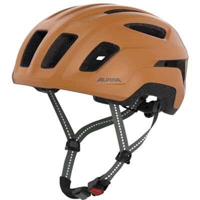 ALPINA Paranus Urban City-Fahrradhelm, Burro-Brown matt, 52-56 cm ALPINA Paranus Urban City-Fahrradhelm, Burro-Brown matt, 52-56 cm