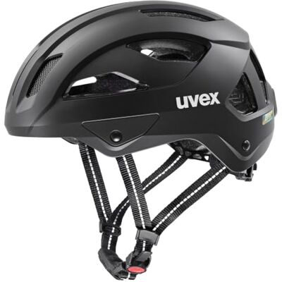 Uvex City Stride Fahrradhelm für Erwachsene Black matt/59-61 cm Uvex City Stride Fahrradhelm für Erwachsene Black matt/59-61 cm