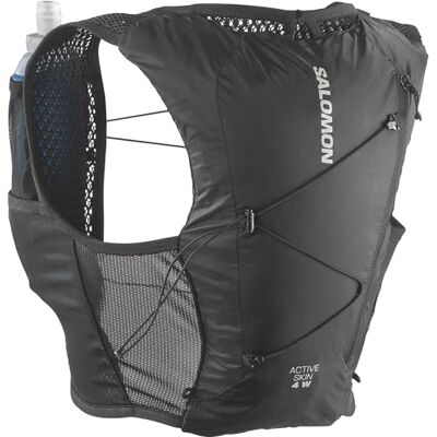 Salomon Active Skin 4 Women Trail Running Hiking Hydration Vest With Flasks Included, 4L, Designed for Women, Easy Hydration, and Optimized Storage Salomon Active Skin 4 Women Trail Running Hiking Hydration Vest With Flasks Included, 4L, Designed for Women, Easy Hydration, and Optimized Storage