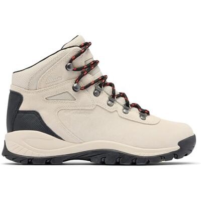 Columbia Damen Newton Ridge Plus WP Amped Mid Rise Trekking- & Wanderstiefel, Cloud Grey/Poppy Red, 40 Columbia Damen Newton Ridge Plus WP Amped Mid Rise Trekking- & Wanderstiefel, Cloud Grey/Poppy Red, 40