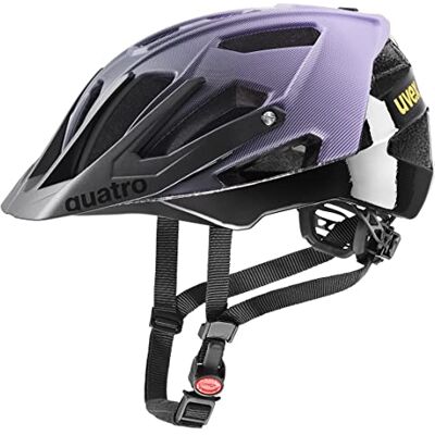 Uvex Quatro cc Fahrradhelm, Lilac-Black matt, 56-61 cm Uvex Quatro cc Fahrradhelm, Lilac-Black matt, 56-61 cm