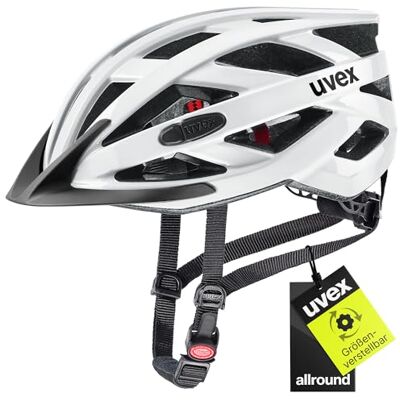 Uvex i-vo 3D Leichter Allround-Fahrradhelm, Unisex, Weiß, 52-57 cm Uvex i-vo 3D Leichter Allround-Fahrradhelm, Unisex, Weiß, 52-57 cm