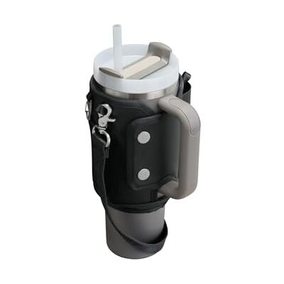 Stanley 1913 All-Day Quencher Carry-All 1.18L 2-Knopf-Druckknopfverschluss Handytasche Kartenfach Karabiner-Schlüsselclip Außenmaterial aus 100% recyceltem Polyester Black Stanley 1913 All-Day Quencher Carry-All 1.18L 2-Knopf-Druckknopfverschluss Handytasche Kartenfach Karabiner-Schlüsselclip Außenmaterial aus 100% recyceltem Polyester Black