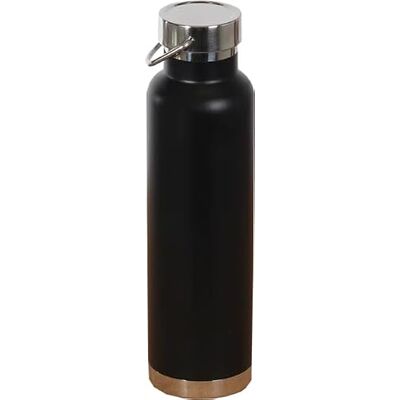 Mc Kinley Unisex Edelstahl 0,75L Trinkflasche, Black/Silver Mc Kinley Unisex Edelstahl 0,75L Trinkflasche, Black/Silver