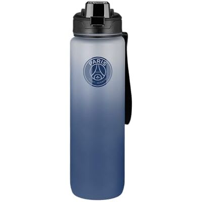 FOCO Offiziell lizenzierte Fußball-Wasserflasche, 1 Liter, Ombre-Wasserflasche (Paris Saint-Germain) FOCO Offiziell lizenzierte Fußball-Wasserflasche, 1 Liter, Ombre-Wasserflasche (Paris Saint-Germain)