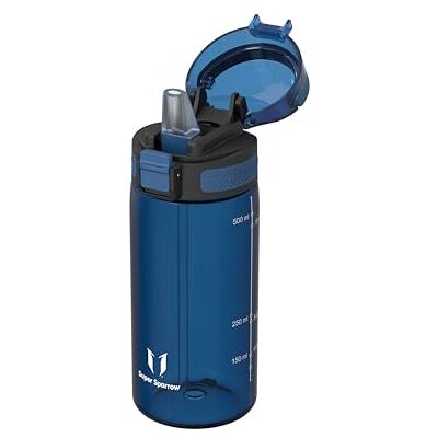 Super Sparrow Sparrow Trinkflasche mit Strohhalm Tritan Wasserflasche 500ml, 750ml, 1L Flasche, Auslaufsicher, Spülmaschinenfest, BPA-Frei, Langlebig, Fahrrad, Fitness, Leicht, Schule, TouchSip Super Sparrow Sparrow Trinkflasche mit Strohhalm Tritan Wasserflasche 500ml, 750ml, 1L Flasche, Auslaufsicher, Spülmaschinenfest, BPA-Frei, Langlebig, Fahrrad, Fitness, Leicht, Schule, TouchSip