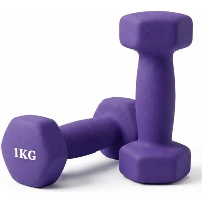 Relaxdays Hanteln 2er Set, Gusseisen, kg, beschichtet, rutschfest, Farbe Aerobichanteln, Home Workout, Kurzhantel Relaxdays Hanteln 2er Set, Gusseisen, kg, beschichtet, rutschfest, Farbe Aerobichanteln, Home Workout, Kurzhantel
