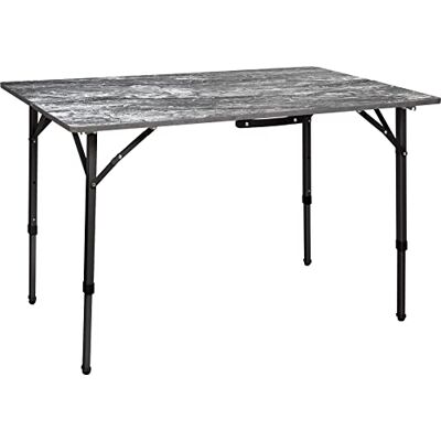 BRUNNER 0406050N Elù Duplit, ultraleichter Klapptisch mit robuster Struktur, leicht zu transportieren, höhenverstellbar, belastbar bis 30 kg, Platte aus Melamin aus Marmor/Stein BRUNNER 0406050N Elù Duplit, ultraleichter Klapptisch mit robuster Struktur, leicht zu transportieren, höhenverstellbar, belastbar bis 30 kg, Platte aus Melamin aus Marmor/Stein