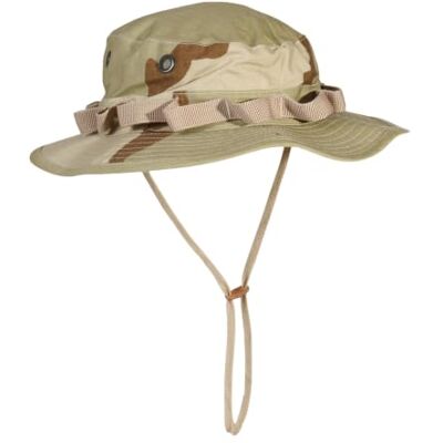 Mil-Tec US GI Dschungelhut • Klassischer Boonie Hat aus 100% Baumwolle • Taktischer Buschhut mit Ripstop-Gewebe • Outdoor Sonnenhut mit Kinnriemen & Belüftung Mil-Tec US GI Dschungelhut • Klassischer Boonie Hat aus 100% Baumwolle • Taktischer Buschhut mit Ripstop-Gewebe • Outdoor Sonnenhut mit Kinnriemen & Belüftung