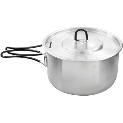 Tatonka Kettle II (1.0/1.6 L) Outdoor-Kochtopf aus Edelstahl mit Volumenskalierung und inklusive Deckel mit Siebfunktion 1/1,6 Liter Volumen Tatonka Kettle II (1.0/1.6 L) Outdoor-Kochtopf aus Edelstahl mit Volumenskalierung und inklusive Deckel mit Siebfunktion 1/1,6 Liter Volumen