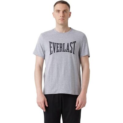 Everlast Herren M000 Grey Melange Jersey T-Shirt Everlast Herren M000 Grey Melange Jersey T-Shirt