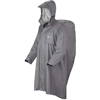 Ferrino Trekker Regenmantel, Herren, Grau, S-M Ferrino Trekker Regenmantel, Herren, Grau, S-M
