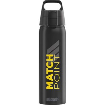 Sigg Alu Trinkflasche WMB Pathfinder Match Point Klimaneutral Zertifiziert kohlensäurehaltige Getränke Auslaufsicher Federleicht BPA-frei Outdoor & Tennis Schwarz Mit Aufdruck 1L Sigg Alu Trinkflasche WMB Pathfinder Match Point Klimaneutral Zertifiziert kohlensäurehaltige Getränke Auslaufsicher Federleicht BPA-frei Outdoor & Tennis Schwarz Mit Aufdruck 1L