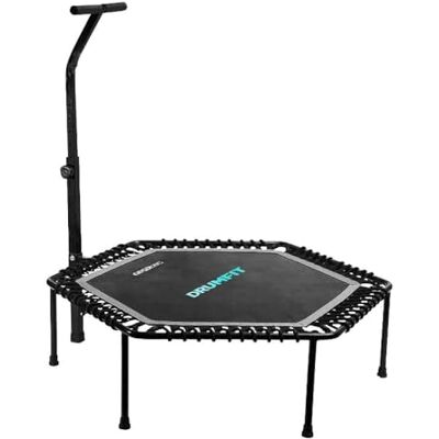 Cecotec Fitness Trampolin für Erwachsene, Ø 92-127 cm, abnehmbar und faltbar, Drumfit Jump. Elastisches Bett mit 92 und 127 cm, Basis von 6-7 Beinen, maximales Gewicht 100 kg Cecotec Fitness Trampolin für Erwachsene, Ø 92-127 cm, abnehmbar und faltbar, Drumfit Jump. Elastisches Bett mit 92 und 127 cm, Basis von 6-7 Beinen, maximales Gewicht 100 kg