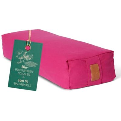 #DoYourYoga Yogabolster »Paravati« 67cm x 13cm Gefüllt mit Bio-Dinkelspelz (KBA) oder Bio-Buchweizenschalen (KBA) Yogakissen mit waschbarem Bezug Sitzkissen & Zafukissen für Yin Yoga #DoYourYoga Yogabolster »Paravati« 67cm x 13cm Gefüllt mit Bio-Dinkelspelz (KBA) oder Bio-Buchweizenschalen (KBA) Yogakissen mit waschbarem Bezug Sitzkissen & Zafukissen für Yin Yoga