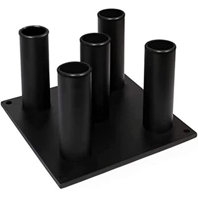 Yes4All Vertikale Langhantelständer für 50mm Langhantel Home Gym Bar Holder Stand for Up To 9 Stagen Langhantelablage, Hantelablage, Stangen-Halterung Yes4All Vertikale Langhantelständer für 50mm Langhantel Home Gym Bar Holder Stand for Up To 9 Stagen Langhantelablage, Hantelablage, Stangen-Halterung