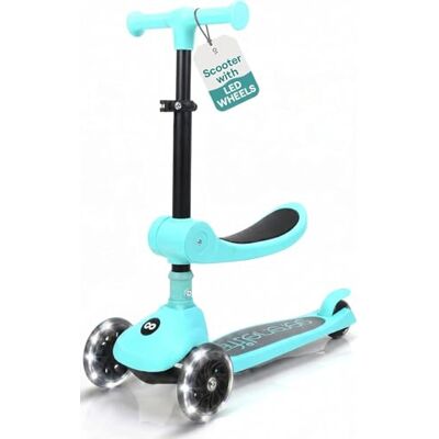 SereneLife Kinderroller ab 3 Jahre – LED Tretroller faltbar höhenverstellbar, leicht und stabil, für Jungen und Mädchen, Indoor und Outdoor, bis 50 kg SereneLife Kinderroller ab 3 Jahre – LED Tretroller faltbar höhenverstellbar, leicht und stabil, für Jungen und Mädchen, Indoor und Outdoor, bis 50 kg
