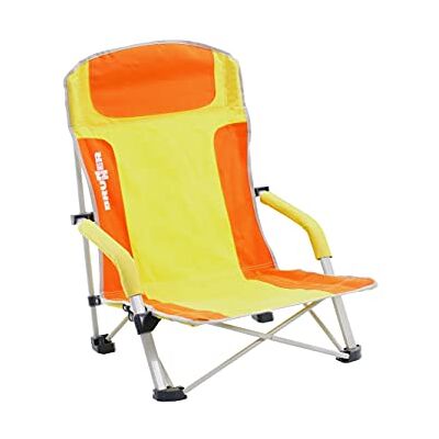 BRUNNER Bula Strandstuhl, Ergonomisch, Legierter Stahl, Orange/Gelb BRUNNER Bula Strandstuhl, Ergonomisch, Legierter Stahl, Orange/Gelb