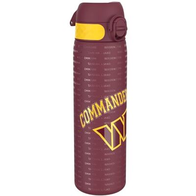 ion8 NFL Leichte Stahl-Trinkflasche, 600 ml/20 oz Auslaufsicher, Nicht isoliert, Leicht zu öffnen, Sicherer Verschluss, Spülmaschinenfest, Klappabdeckung, Metall-Trinkflasche ion8 NFL Leichte Stahl-Trinkflasche, 600 ml/20 oz Auslaufsicher, Nicht isoliert, Leicht zu öffnen, Sicherer Verschluss, Spülmaschinenfest, Klappabdeckung, Metall-Trinkflasche