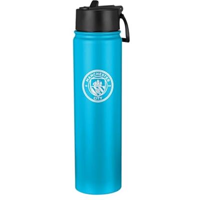 FOCO Offizielles Lizenzprodukt Fußball Teamfarbene Wasserflasche 750 ml (Manchester City FC) FOCO Offizielles Lizenzprodukt Fußball Teamfarbene Wasserflasche 750 ml (Manchester City FC)
