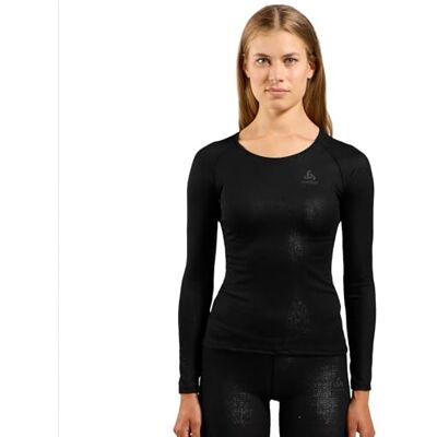 Odlo Unterhemd Damen Langarm Active F-Dry Light I Funktionsshirt Atmungsaktive und schnelltrocknende Funktionsunterwäsche für Frauen zum Laufen, Radfahren, Fitness Odlo Unterhemd Damen Langarm Active F-Dry Light I Funktionsshirt Atmungsaktive und schnelltrocknende Funktionsunterwäsche für Frauen zum Laufen, Radfahren, Fitness