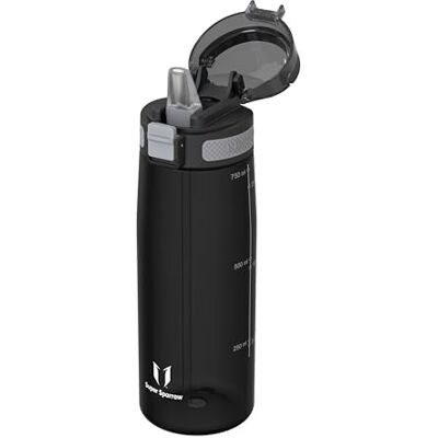 Super Sparrow Sparrow Trinkflasche mit Strohhalm Tritan Wasserflasche 500ml, 750ml, 1L Flasche, Auslaufsicher, Spülmaschinenfest, BPA-Frei, Langlebig, Fahrrad, Fitness, Leicht, Schule, TouchSip Super Sparrow Sparrow Trinkflasche mit Strohhalm Tritan Wasserflasche 500ml, 750ml, 1L Flasche, Auslaufsicher, Spülmaschinenfest, BPA-Frei, Langlebig, Fahrrad, Fitness, Leicht, Schule, TouchSip