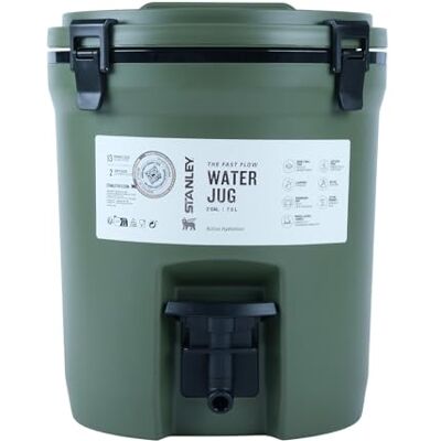 Stanley 1913 Adventure Fast-Flow Water Jug 7.5L Hält 13 Std. kalt 2 Tage eisgekühlt Auslaufsicher Robuster Griff Stanley 1913 Adventure Fast-Flow Water Jug 7.5L Hält 13 Std. kalt 2 Tage eisgekühlt Auslaufsicher Robuster Griff