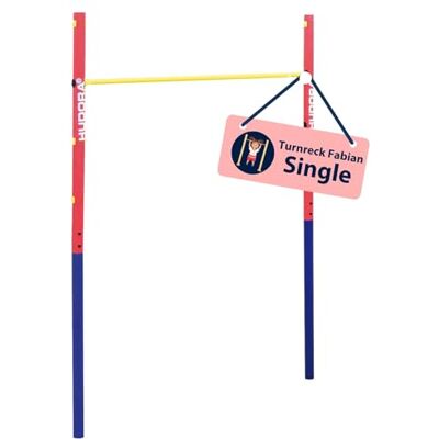 HUDORA Turnreck Fabian Standard/Pro einfache/doppelte Turnstange für Kinder & Erwachsene 4-fach höhenverstellbare Gymnastikstange belastbare Outdoor-Fitnessstange für bis zu 100kg HUDORA Turnreck Fabian Standard/Pro einfache/doppelte Turnstange für Kinder & Erwachsene 4-fach höhenverstellbare Gymnastikstange belastbare Outdoor-Fitnessstange für bis zu 100kg