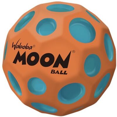 Waboba Moon Ball – am Höchsten Springender Gummiball – Patentiertes Original-Design – Ballkrater Erzeugen beim Aufprall EIN knallendes Geräusch – Leicht Greifbar – Flummies für Kinder Waboba Moon Ball – am Höchsten Springender Gummiball – Patentiertes Original-Design – Ballkrater Erzeugen beim Aufprall EIN knallendes Geräusch – Leicht Greifbar – Flummies für Kinder