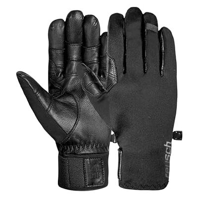 Reusch Track-X Touch-TEC Unisex Alltagshandschuhe – Outdoorhandschuhe für Damen & Herren mit Softshell, Rinderleder, Touchscreen-Funktion, Winddicht, wasserabweisend, verstärkter Griff Reusch Track-X Touch-TEC Unisex Alltagshandschuhe – Outdoorhandschuhe für Damen & Herren mit Softshell, Rinderleder, Touchscreen-Funktion, Winddicht, wasserabweisend, verstärkter Griff