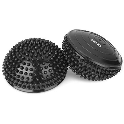 SKLZ Balance Pods – Stärkung der Kernmuskulatur Schwarz; Set aus 2 Teilen; zweischichtige, rutschfeste Textur; aufblasbar, leicht & tragbar; verbessert Stabilität SKLZ Balance Pods – Stärkung der Kernmuskulatur Schwarz; Set aus 2 Teilen; zweischichtige, rutschfeste Textur; aufblasbar, leicht & tragbar; verbessert Stabilität