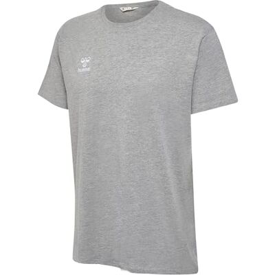 hummel GO 2.0 T-Shirt Sportshirt Herren Kurzarm Trainingsshirt für Fitness, Sport und Freizeit aus 100% Bio-Baumwolle Bequeme Passform, Stretch-Jersey Stoff & Rundhalsausschnitt hummel GO 2.0 T-Shirt Sportshirt Herren Kurzarm Trainingsshirt für Fitness, Sport und Freizeit aus 100% Bio-Baumwolle Bequeme Passform, Stretch-Jersey Stoff & Rundhalsausschnitt
