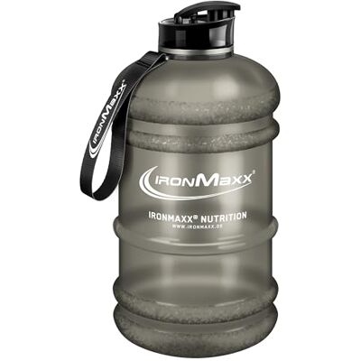 IronMaxx Water Gallon Frosted Grey 2200ml BPA & DEHP frei auslaufsichere Trinkflasche mit Messskala in verschiedenen Farben erhältlich IronMaxx Water Gallon Frosted Grey 2200ml BPA & DEHP frei auslaufsichere Trinkflasche mit Messskala in verschiedenen Farben erhältlich