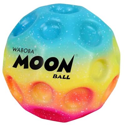 Waboba Moon Ball – am Höchsten Springender Gummiball – Patentiertes Original-Design – Ballkrater Erzeugen beim Aufprall EIN knallendes Geräusch – Leicht Greifbar – Flummies für Kinder Waboba Moon Ball – am Höchsten Springender Gummiball – Patentiertes Original-Design – Ballkrater Erzeugen beim Aufprall EIN knallendes Geräusch – Leicht Greifbar – Flummies für Kinder