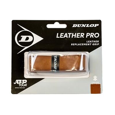 Dunlop Tennisschläger Griff Leder Pro Ersatzgriff – Für EIN perfektes Premium-Griffgefühl Dunlop Tennisschläger Griff Leder Pro Ersatzgriff – Für EIN perfektes Premium-Griffgefühl