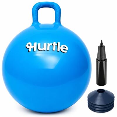 Hurtle Hüpfball Kinder ab 3 Jahren, 51 cm Hüpftier mit stabilem Griff Marmorierte Navy-Optik, ungiftiges PVC, bis 120 kg belastbar, inkl. Pumpe & 4 Hütchen, rutschfest und langlebig. Hurtle Hüpfball Kinder ab 3 Jahren, 51 cm Hüpftier mit stabilem Griff Marmorierte Navy-Optik, ungiftiges PVC, bis 120 kg belastbar, inkl. Pumpe & 4 Hütchen, rutschfest und langlebig.