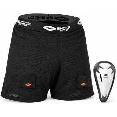 Shock Doctor Unisex Hockeyschläge mit Passform Mens Loose Hockey Short Shock Doctor Unisex Hockeyschläge mit Passform Mens Loose Hockey Short