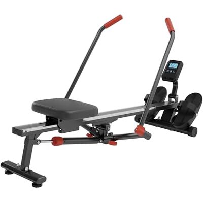 Ultrasport Rudergerät für Zuhause Klappbar mit 12 Stufen I Extra Leise Rudermaschine bis 110 KG Zertifiziert I Rowing Machine, Trainingsgeräte für Ausdauertraining Ultrasport Rudergerät für Zuhause Klappbar mit 12 Stufen I Extra Leise Rudermaschine bis 110 KG Zertifiziert I Rowing Machine, Trainingsgeräte für Ausdauertraining