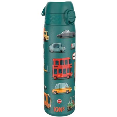 ion8 Leicht Stahl-Trinkflasche, 600 ml, Nicht IsoliertAuslaufsicher, Einhandöffnung, Sichere Verriegelung, Spülmaschinenfest, Klappdeckel, Tragegriff, Leicht zu Reinigen, Automobile ion8 Leicht Stahl-Trinkflasche, 600 ml, Nicht IsoliertAuslaufsicher, Einhandöffnung, Sichere Verriegelung, Spülmaschinenfest, Klappdeckel, Tragegriff, Leicht zu Reinigen, Automobile