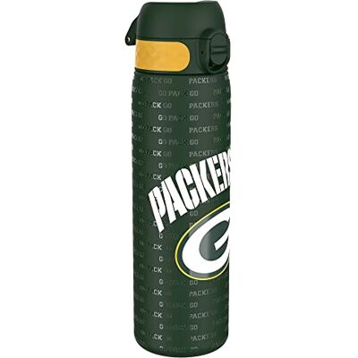 ion8 NFL Leichte Stahl-Trinkflasche, 600 ml/20 oz Auslaufsicher, Nicht isoliert, Leicht zu öffnen, Sicherer Verschluss, Spülmaschinenfest, Klappabdeckung, Metall-Trinkflasche ion8 NFL Leichte Stahl-Trinkflasche, 600 ml/20 oz Auslaufsicher, Nicht isoliert, Leicht zu öffnen, Sicherer Verschluss, Spülmaschinenfest, Klappabdeckung, Metall-Trinkflasche