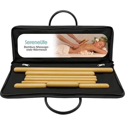 SereneLife Thermotherapie-Set Bambusstäbchen Wärmetasche Digitalregler Statt Steinen erhitzt die Wärmetasche acht CE-geprüfte Bambusstäbchen wasserlos und digital regelbar in 20 bis 30 Minuten SereneLife Thermotherapie-Set Bambusstäbchen Wärmetasche Digitalregler Statt Steinen erhitzt die Wärmetasche acht CE-geprüfte Bambusstäbchen wasserlos und digital regelbar in 20 bis 30 Minuten