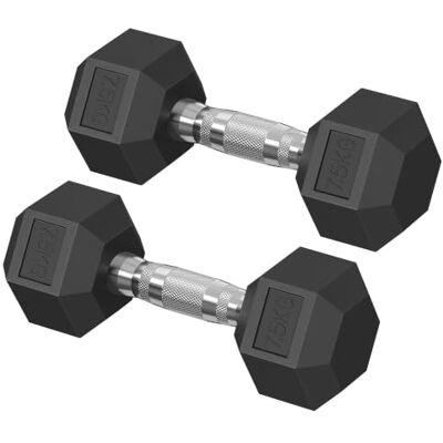 SONGMICS Kurzhanteln 10 kg, 12,5 kg, 15 kg, 20 kg,Hexagon Hanteln aus Gusseisen SONGMICS Kurzhanteln 10 kg, 12,5 kg, 15 kg, 20 kg,Hexagon Hanteln aus Gusseisen