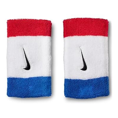 NIKE Swoosh Classic Doublewide Wristbands 2er Pack Schweißbänder Tennis Fitness Running Handgelenkbänder breit NIKE Swoosh Classic Doublewide Wristbands 2er Pack Schweißbänder Tennis Fitness Running Handgelenkbänder breit